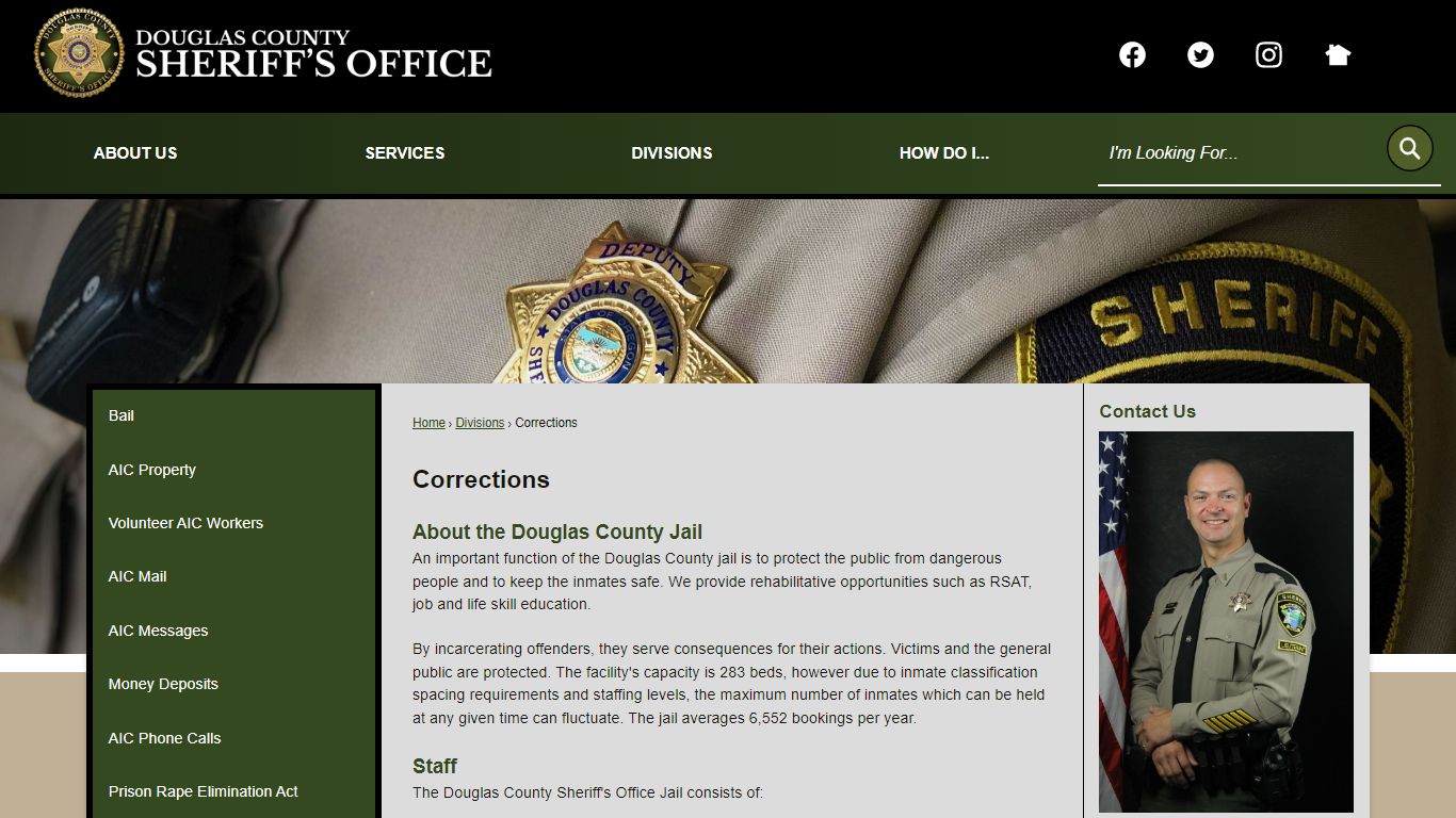 Corrections | Douglas County Sheriff, OR